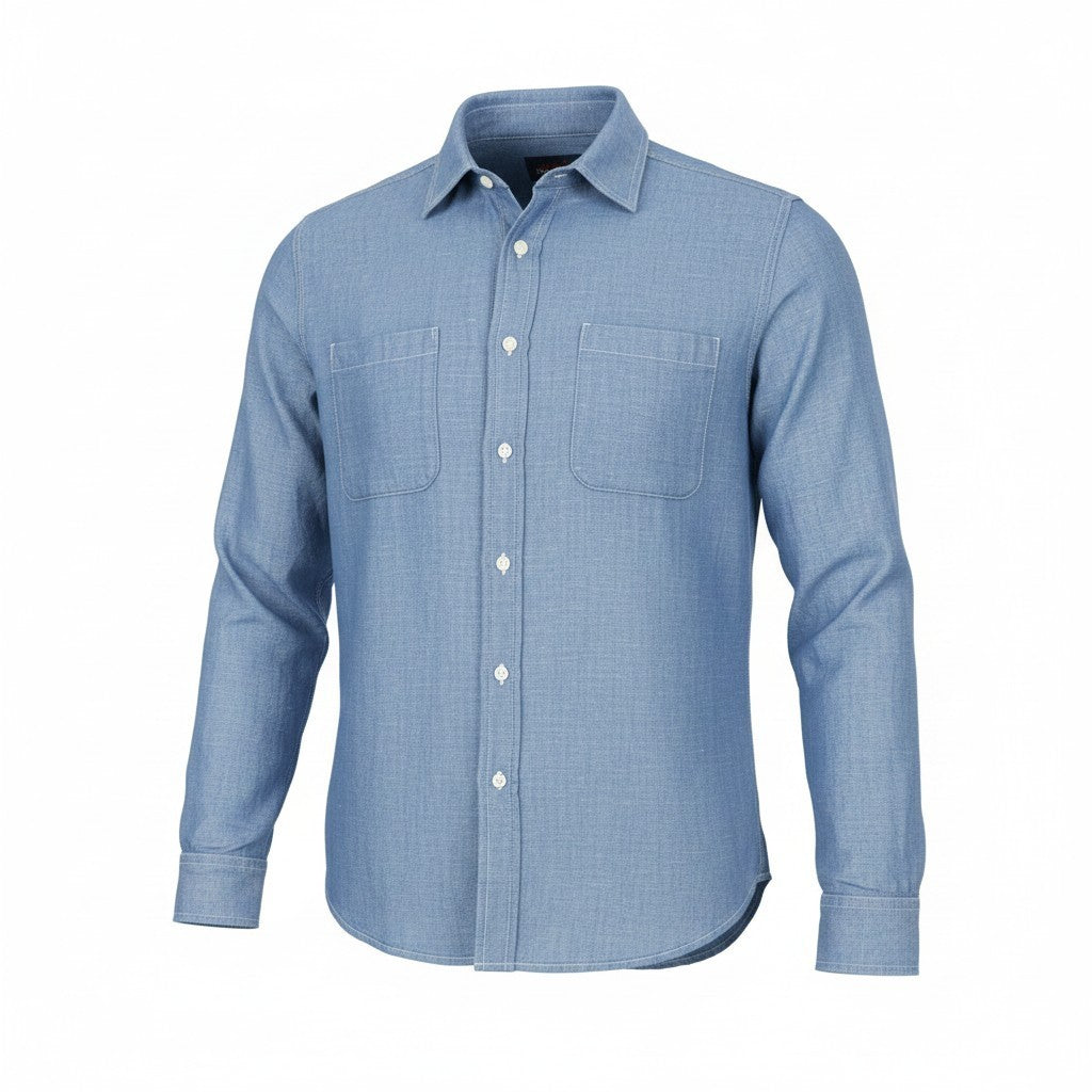 Ams Blauw-Hemd