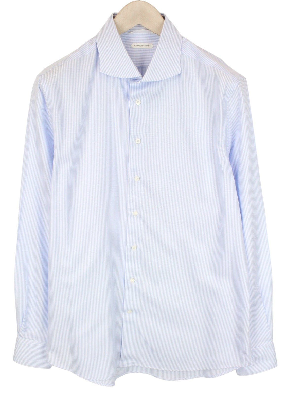 Blaues Twill-Hemd