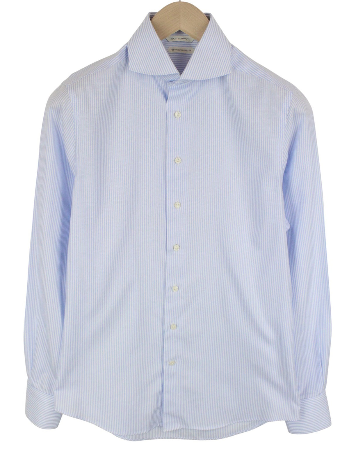 Blaues Twill-Hemd