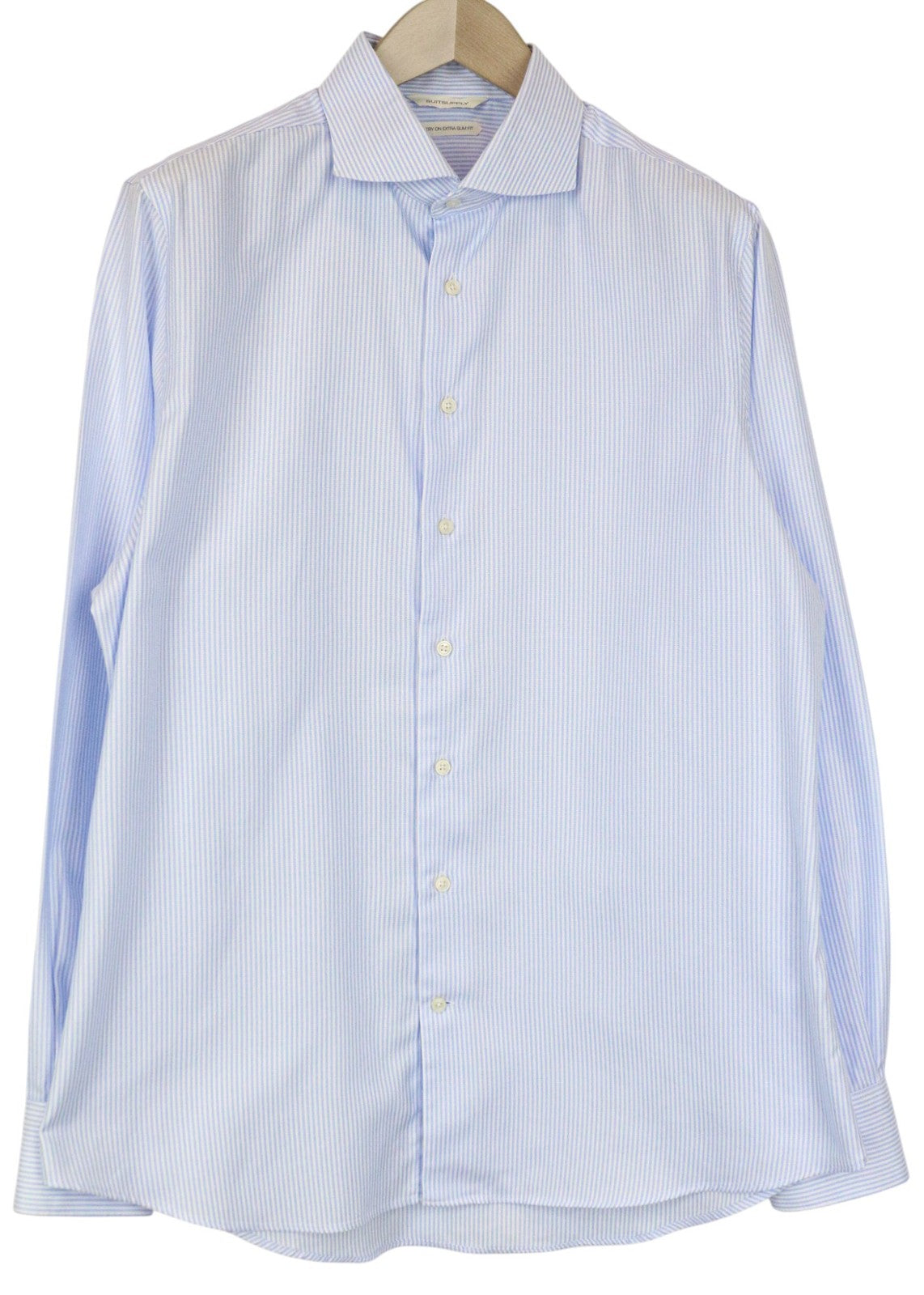 Blaues Twill-Hemd