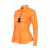 Orange Twill Button-Up