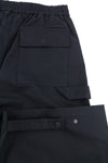 Black Cotton Trousers