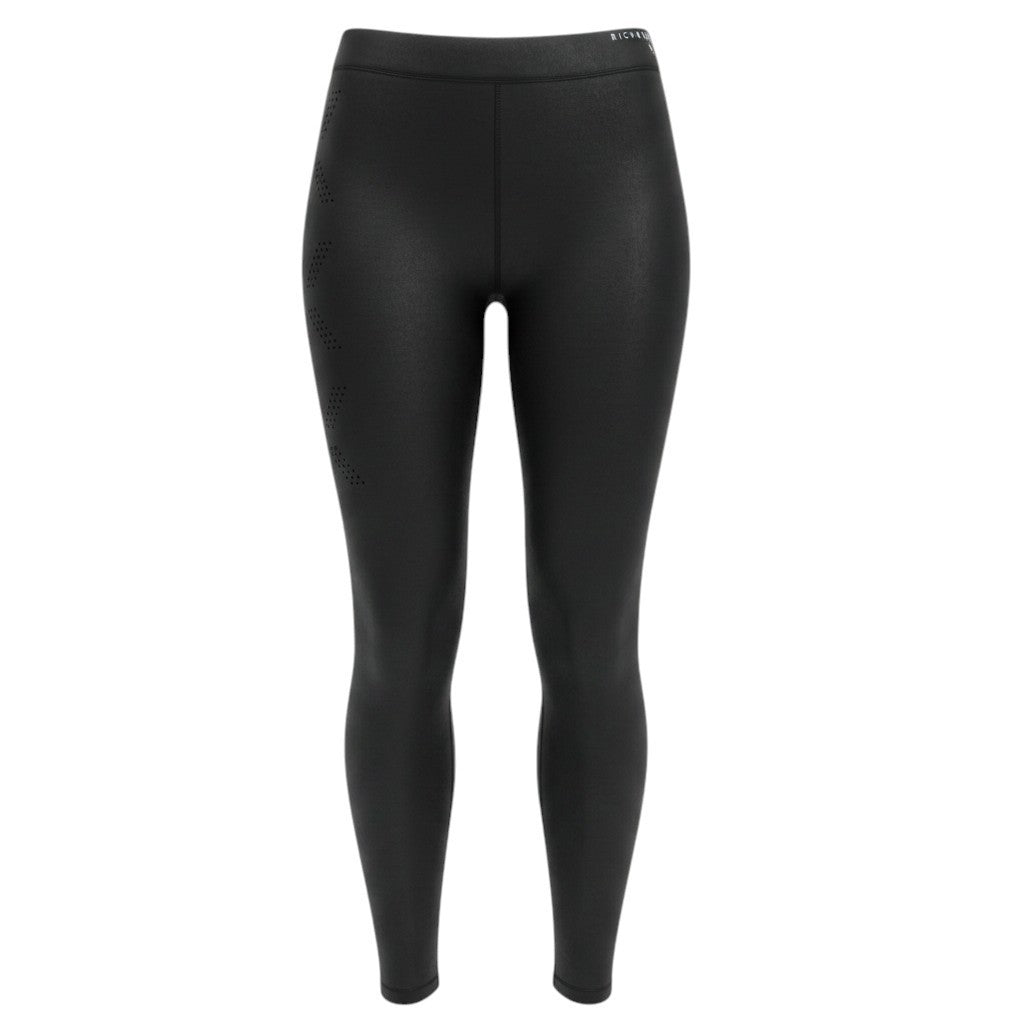 Schwarze Baumwollleggings