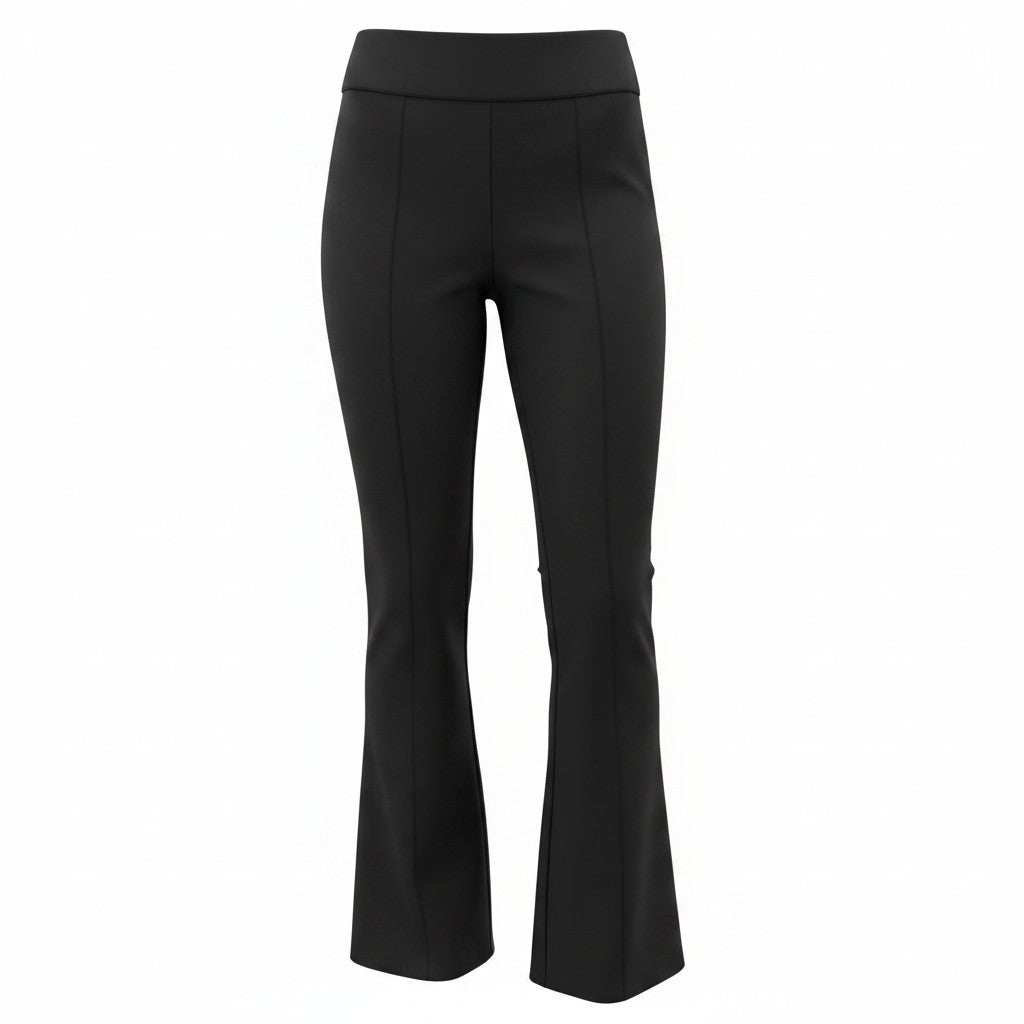 Schwarze Viskosehose