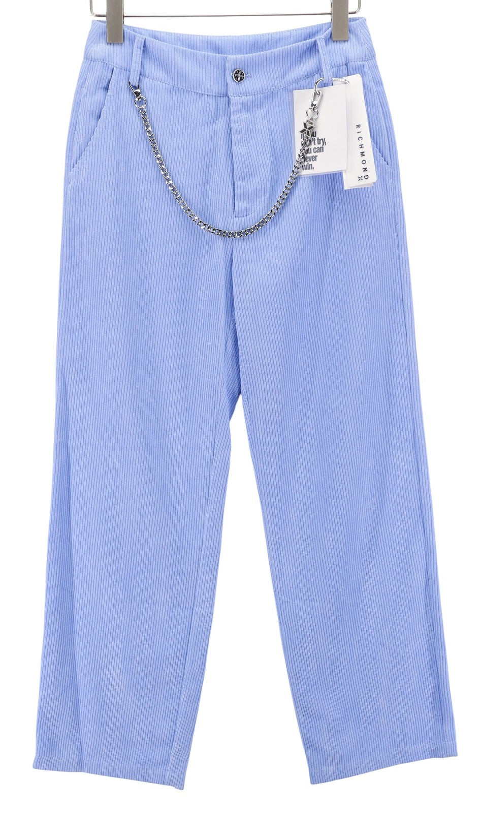 Blaue Polyestershosen