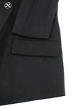 Black Polyester Blazer