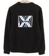 Black Cotton Sweatshirt