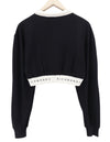 Black Viscose Sweatshirt