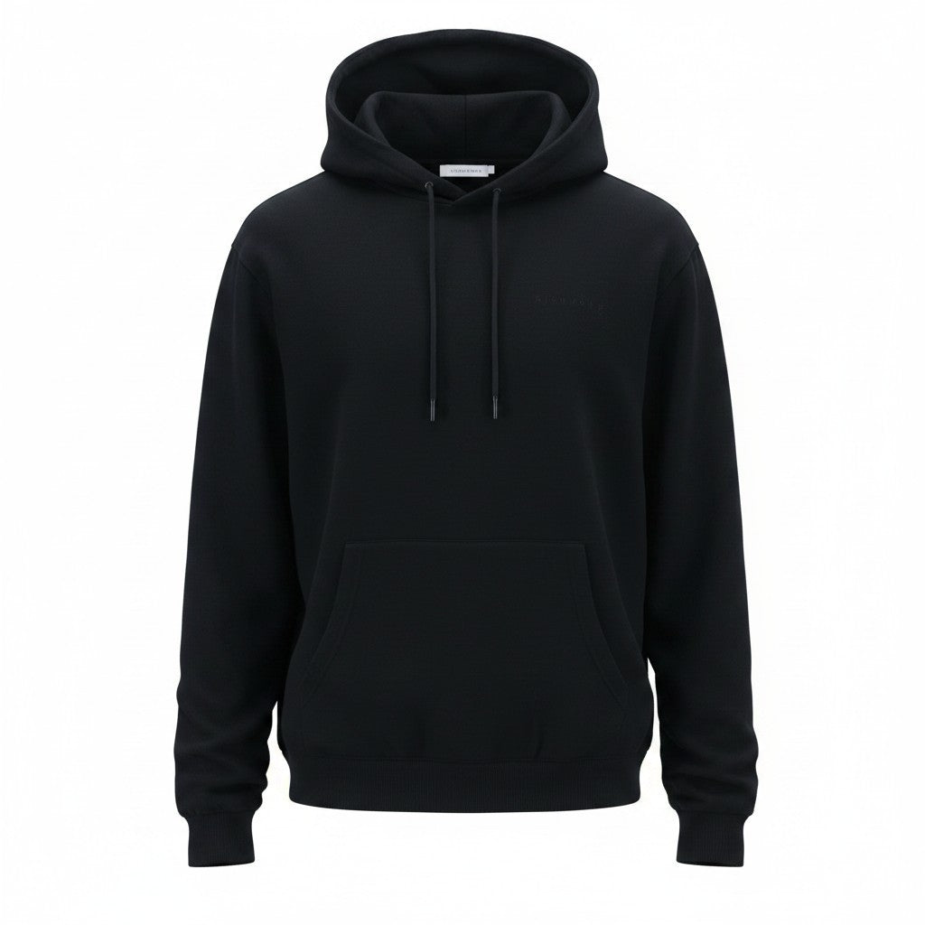 RICHMOND Damen-Hoodie S Schwarz mit Kapuze, Schlupfdesign, Logo und Kordelzug für jede Jahreszeit
