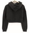 Black Cotton Sweatshirt