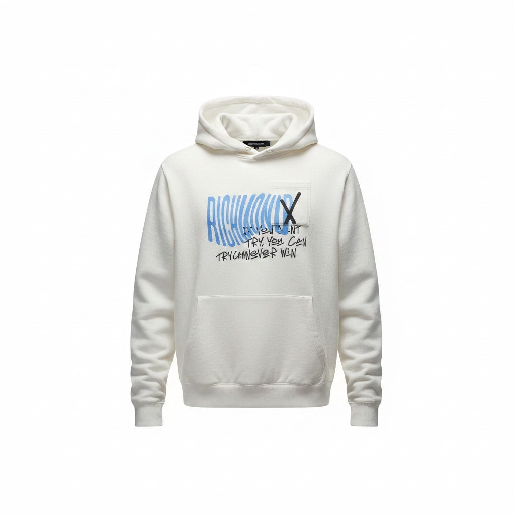 Weißes Baumwoll-Sweatshirt