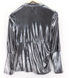 Silver Polyester Sweatshirt
