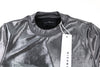 Silver Polyester Sweatshirt