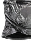 Silver Polyester Sweatshirt