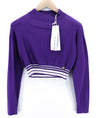 Purple Viscose Sweatshirt
