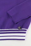 Purple Viscose Sweatshirt