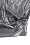 Silver Polyester Sweatshirt
