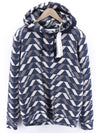 Blue Polyester Sweatshirt