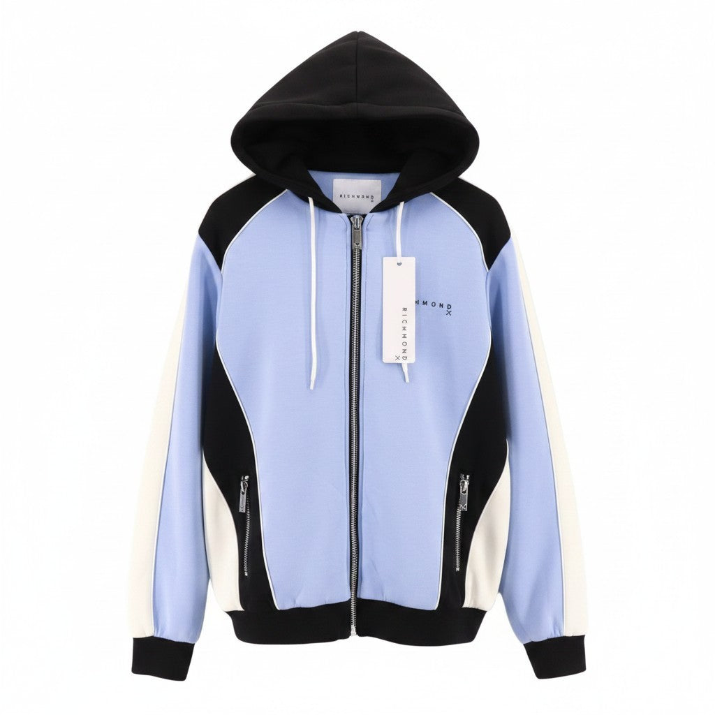 Blaues Sweatshirt aus Viskose