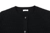 Black Viscose Cardigan