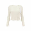 White Polyester Jumper