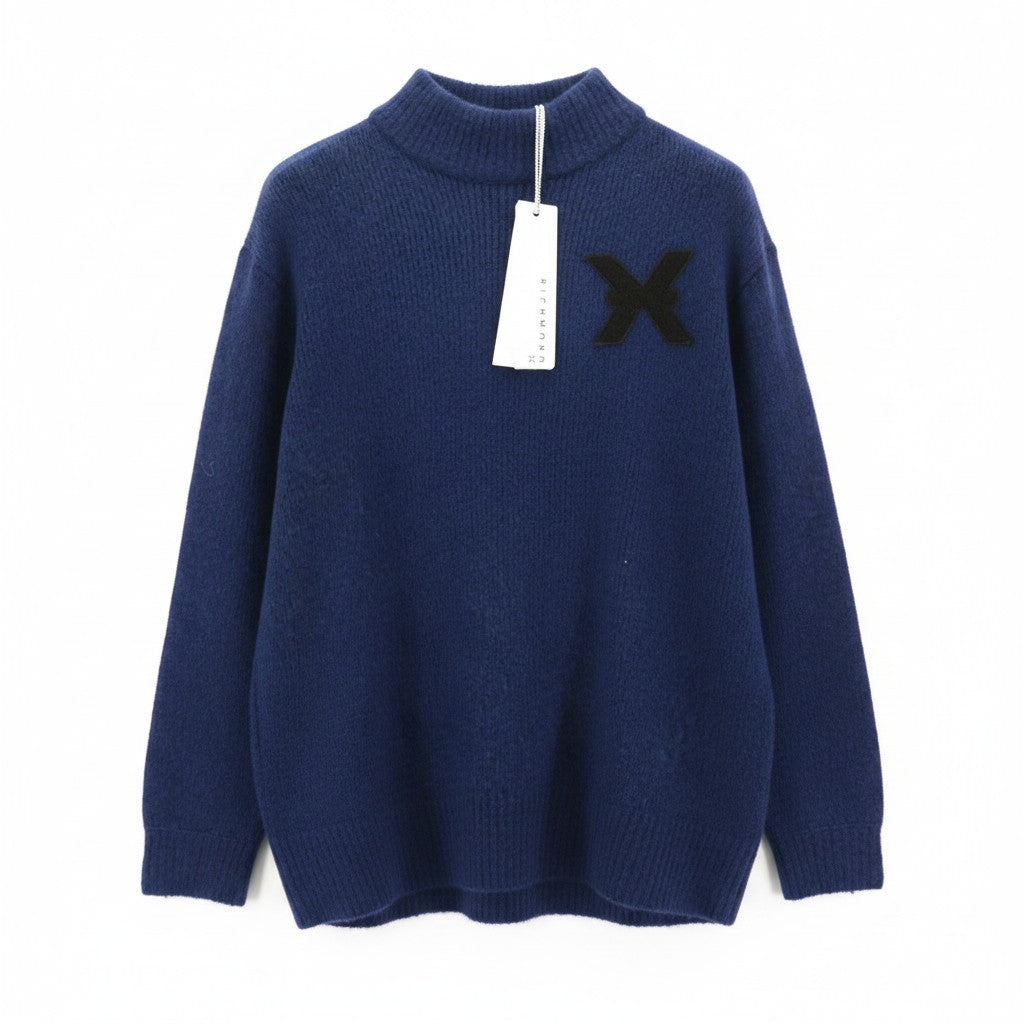 Blauer Pullover aus Acryl
