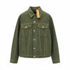 Green Denim Jacket