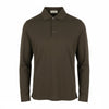 Brown Cotton Polos