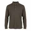 Brown Cotton Polos