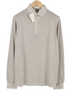 Grey Cotton Polos