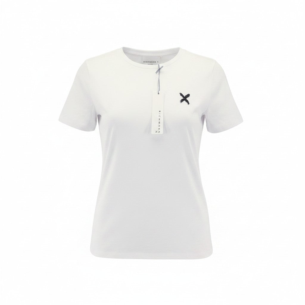Weißes T-Shirt aus Baumwolle