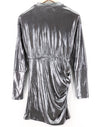 Silver Polyester Dress