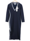 Blue Polyester Dress