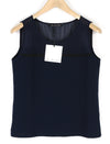 Navy Polyester Top