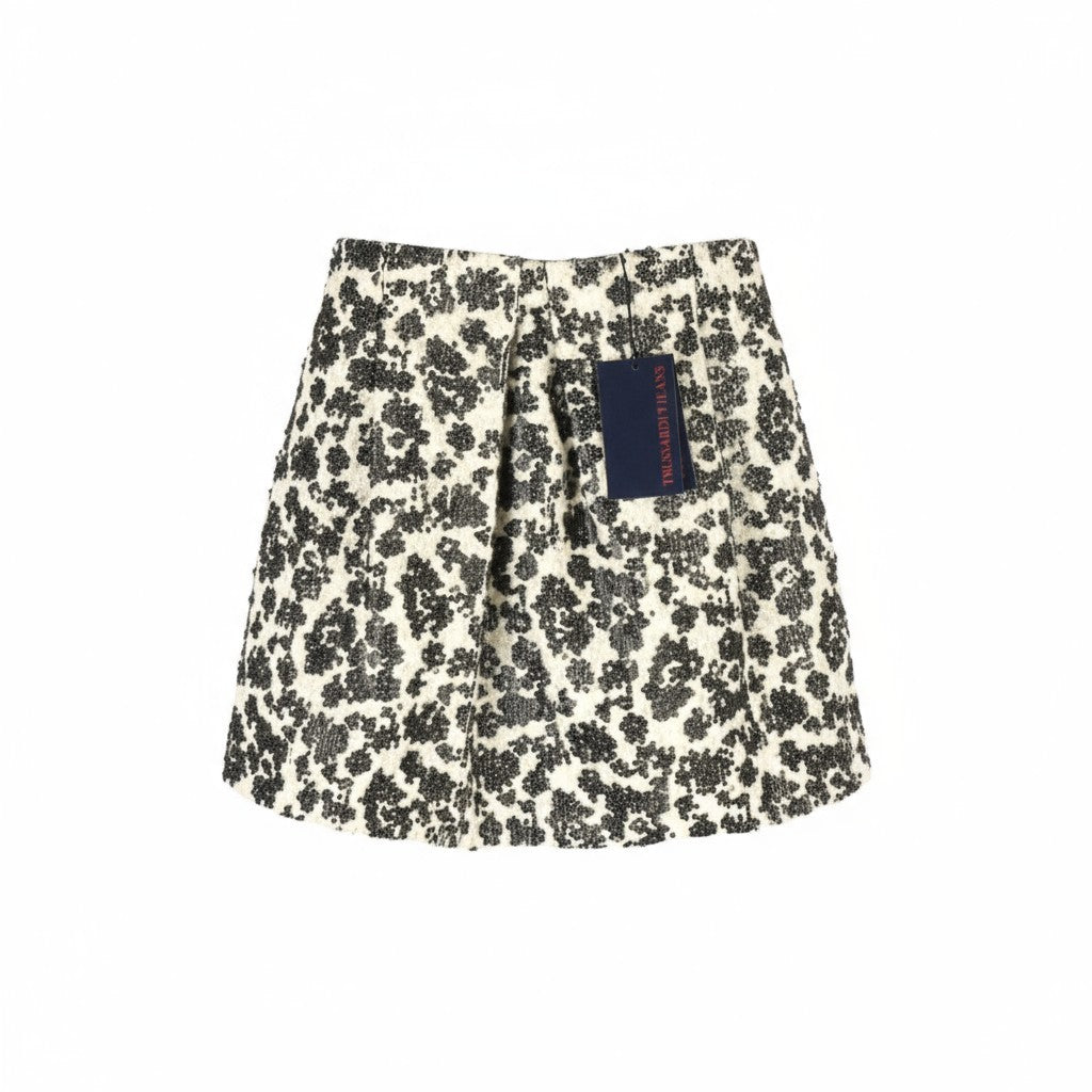White Polyester Skirt