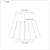 White Polyester Skirt
