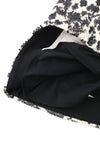 White Polyester Skirt