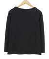 Black Cotton T-Shirt