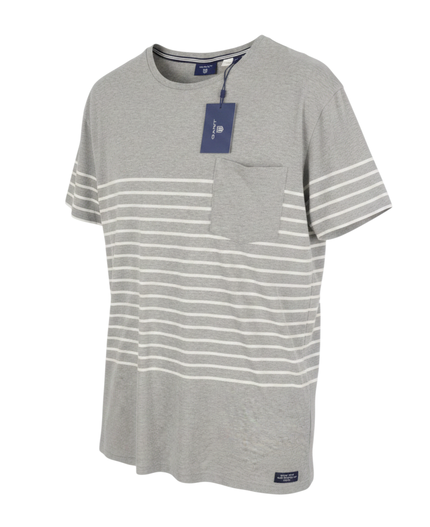 T-Shirt Placed Breton Stripe SS