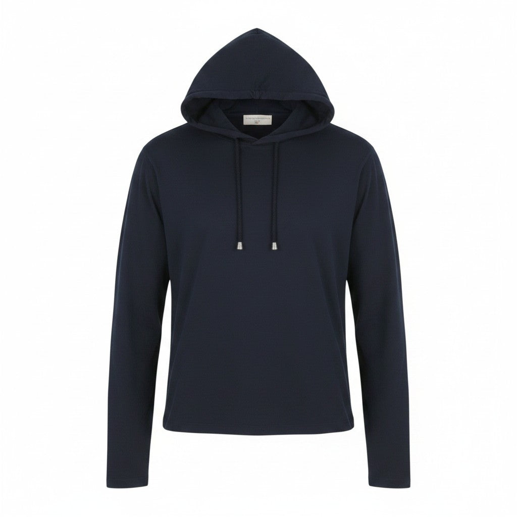 Blaues T-Shirt aus Baumwolle