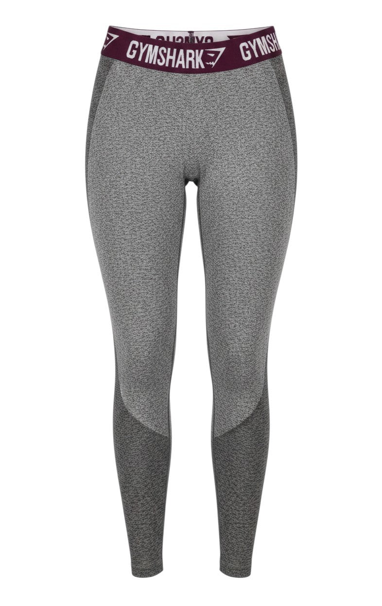 Graue Nylon-Leggings