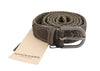 Grey Leather Belt