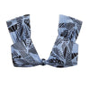 Blue Polyester Bikini Top