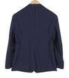 SUISTUDIO Women Blazer Cameron EU40S Blue Wool Pinstriped Single Breasted