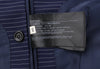 SUISTUDIO Women Blazer Cameron EU40S Blue Wool Pinstriped Single Breasted