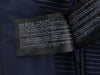 SUISTUDIO Women Blazer Cameron EU40S Blue Wool Pinstriped Single Breasted