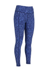 Blue Polyester Leggings