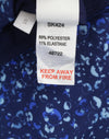 Blue Polyester Leggings