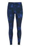 Blue Polyester Leggings