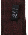 Burgundy Acrylic Tie